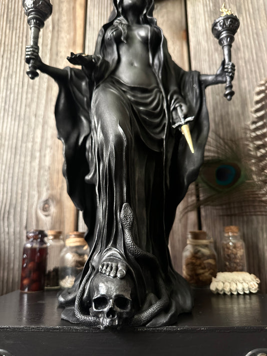 Hekate Phosphorus, The Moon Light Bearing Moon Goddess.  (40 cm /15.7 inches)