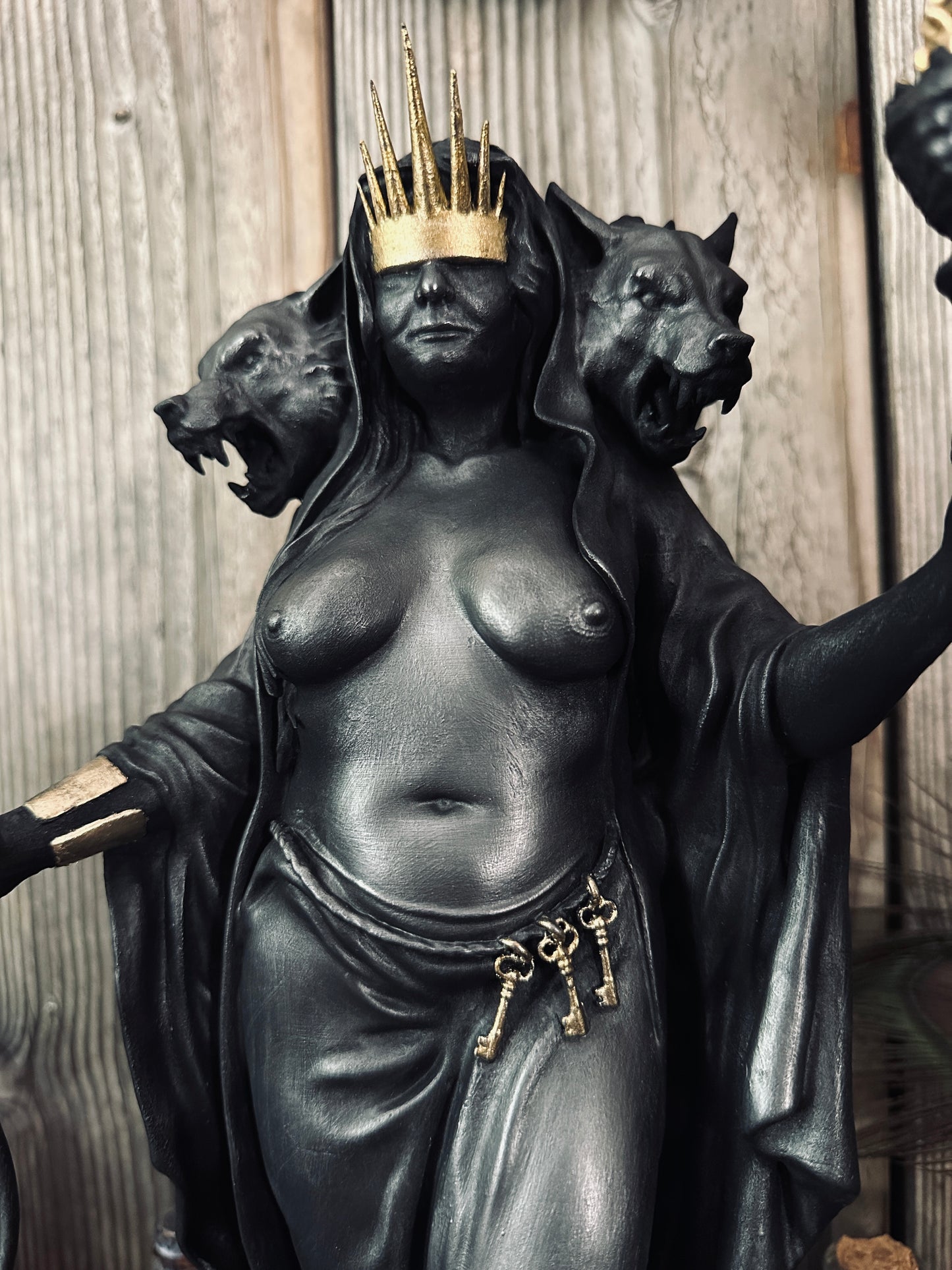 Hekate Mastigophoros, She Who Carries the Whip - (40 cm / ≈ 15.7 inches)