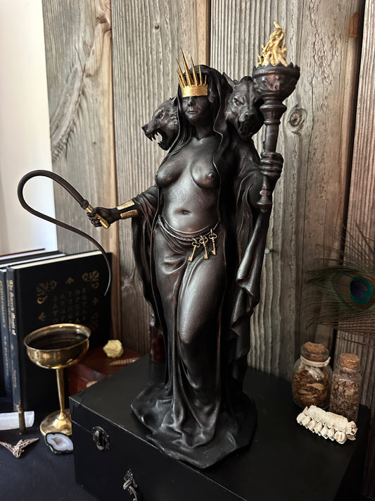 Hekate Mastigophoros, She Who Carries the Whip. (40 cm / 15.7 inches)