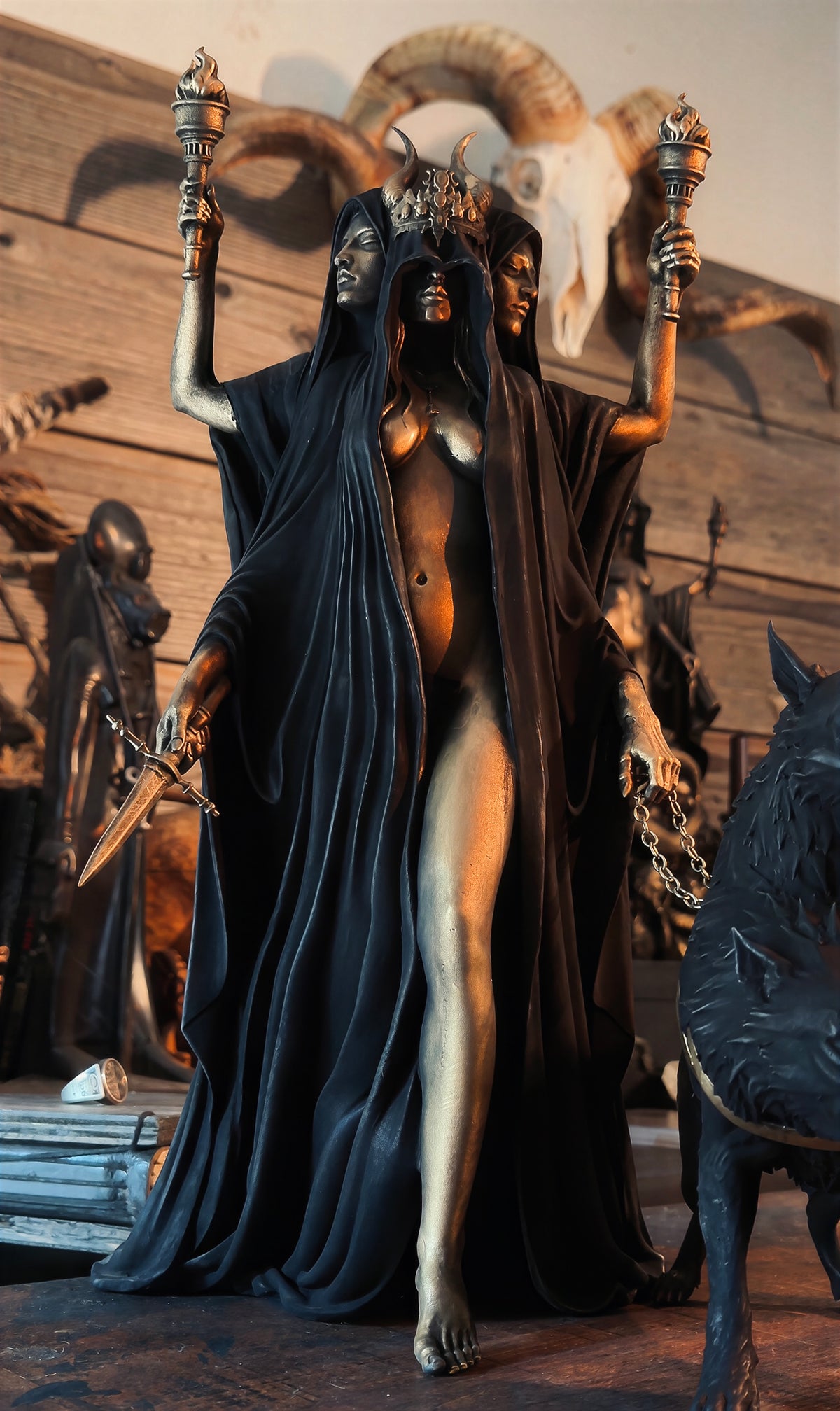 Hekate Psychopompe, She Who Guides Souls | (Includes Cerberus)